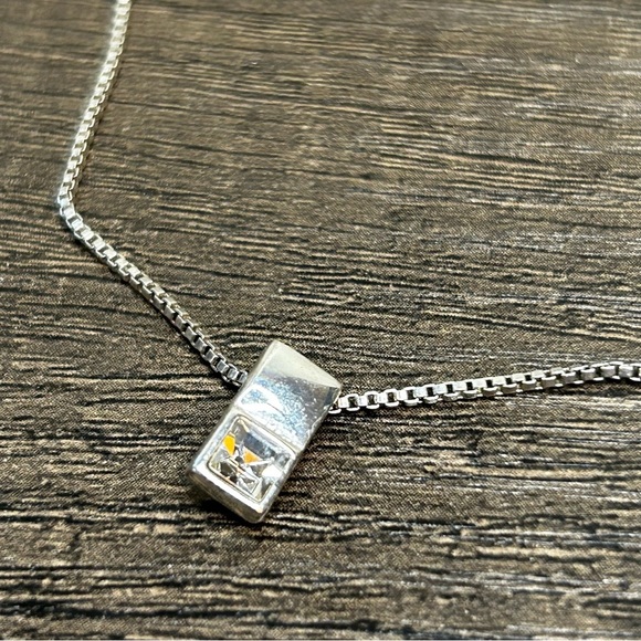 Vintage Napier Silver Necklace with Pendant - Picture 3 of 4